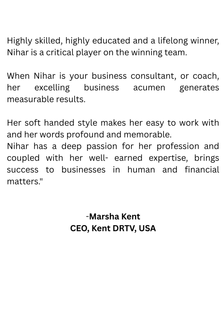 Nihar Sharma Testimonial 3