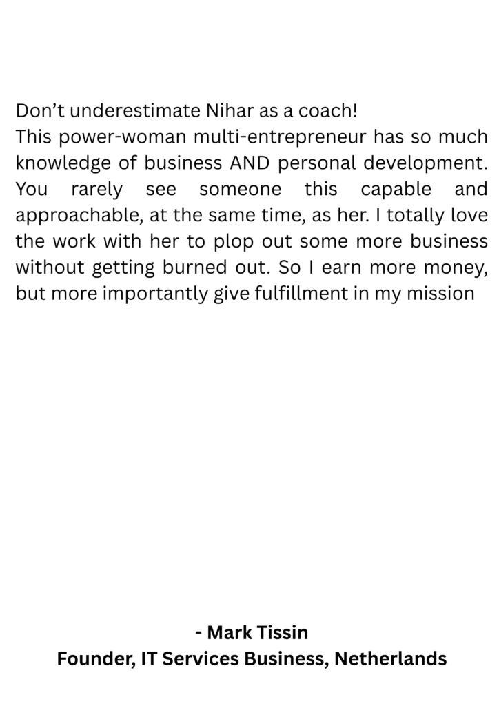 Nihar Sharma Testimonial 9